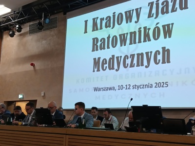 Pierwszy dzień zjazdu ratowników medycznych. Dwóch kandydatów na prezesa