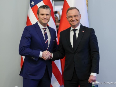 Szef Pentagonu Hegseth w Pałacu Prezydenckim. Duda: Nie mam co do tego wątpliwości