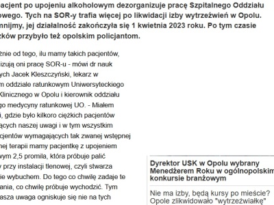 Nie likwidujmy izb wytrzeźwień-felieton interwencyjny