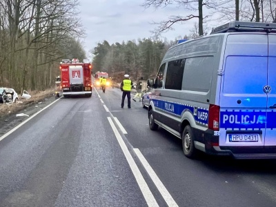 UWAGA! Tragiczny wypaadek na DK10! Droga jest zablokowana.