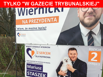 Piotrków. Wybory 2024. Kto sponsorował Wiernickiego?