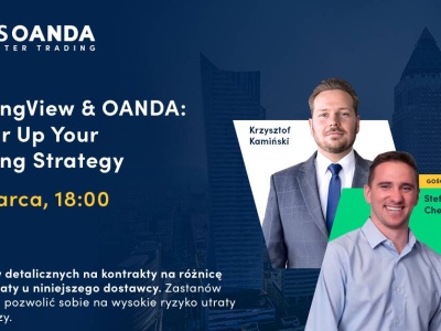 TradingView & OANDA: wzmocnij swoją strategię tradingową podczas webinaru