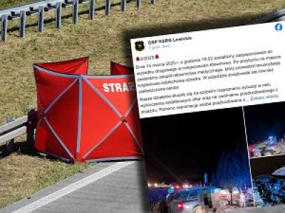 Śmiertelny wypadek pod Białymstokiem. Nie żyją roczne dziecko i 32-letni kierowca