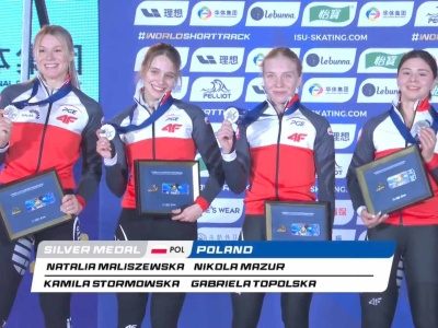 Short-track: Sztafeta kobiet wicemistrzyniami świata!