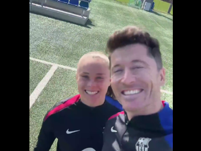 Wideo z Pajor i Lewandowskim hitem w sieci. “Visca Polònia”