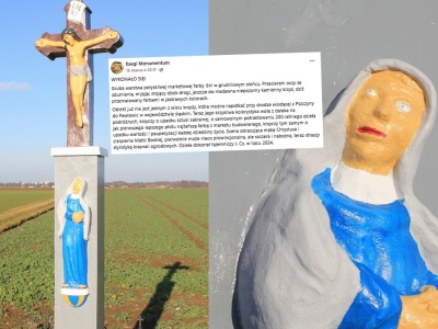 Studzionka: ktoś na własną rękę reaktywował kapliczkę i nadrabiał umiejętności entuzjazmem