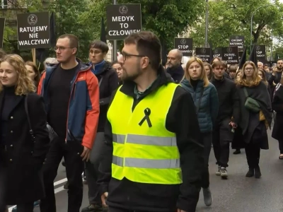 Medycy i lekarze przeciw agresji. Marsz Milczenia na ulicach Warszawy