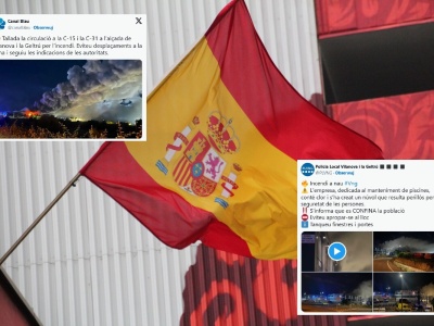 Wielki pożar w fabryce chemikaliów! Kłęby dymu nad Hiszpanią