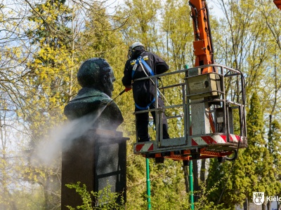 Wspólna akcja porządkowa w Parku Miejskim. Kielce i Kärcher Polska razem dla czystego miasta