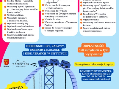 Wakacyjny Rollercoaster z Zameczkiem - Zapisy