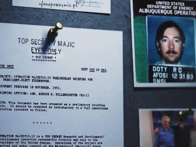 Richard Doty, Majestic 12 – UFO i Zimnowojenna Dezinformacja