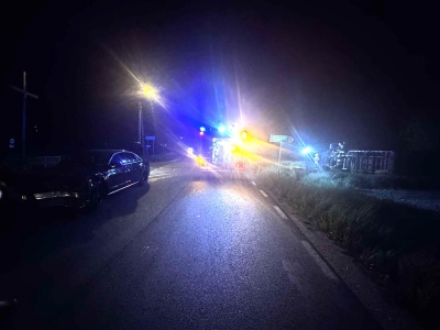 Wypadek na drodze powiatowej w gminie Kuślin.
