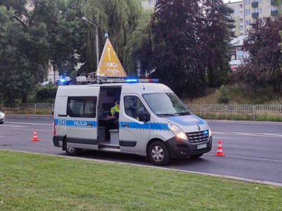 Wypadek pod Lublinem. Samochód uszkodził barierę energochłonną
