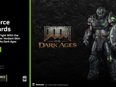 Kolejne gry ze wsparciem techniki NVIDIA DLSS. Darmowa skórka dla DOOM: The Dark Ages