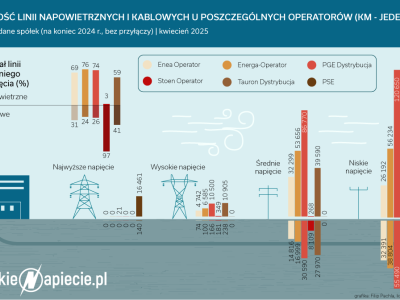 Tysiące kilometrów sieci elektroenergetycznych znika pod ziemią