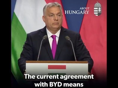 Chiński BYD przeniesie centralę z Holandii na Węgry. To efekt jeszcze silniejszej współpracy strategicznej między krajami