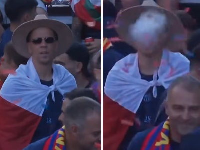 Tak Szczęsny i Lewandowski świętują mistrzostwo Hiszpanii. I ten kapelusz! [WIDEO]