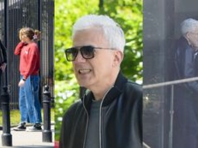 Hubert Urbański maszeruje z nastoletnią córką do domu aukcyjnego. Zamierza inwestować w sztukę?