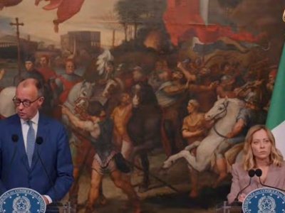 Merz po spotkaniu z Meloni: nie ma żadnej dyskusji na temat wysłania wojsk na Ukrainę