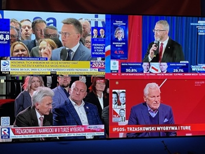 Sondażowe wyniki wyborów przyciągnęły miliony widzów. TVN24 przed Republiką
