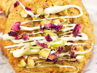 Ciastka owsiane pistacjowe