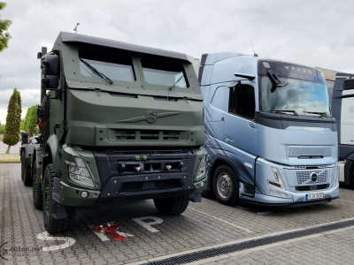 Nowe Volvo FMX 520 Euro 3 8×8 – opancerzony model na pokazach w Polsce