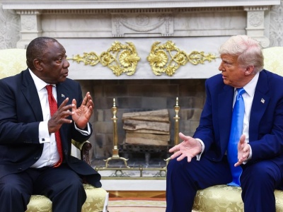 Spięcie podczas wizyty w Białym Domu. Nagle Trump pokazał nagranie