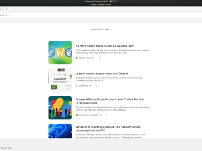 Google Discover w końcu na komputerach. Świetna nowość z Androida