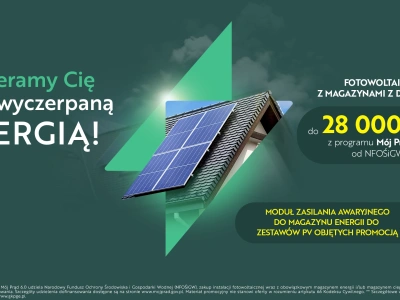 PGE oferuje fotowoltaikę z magazynem energii i modułem zasilania awaryjnego gratis