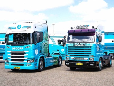 Elektryk oraz diesel V8 Euro 1 – nietypowa para z odbioru nowej Scanii 40R