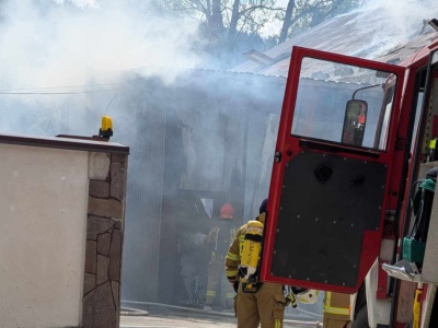 Królowa Górna: 10 zastępów strażackich gasiło pożar lakierni