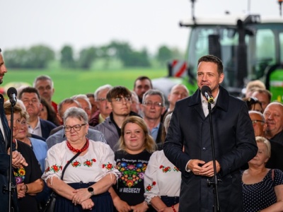Przedwyborcza ustawka w Niecieczy. Trzaskowski obrońcą polskich rolników?