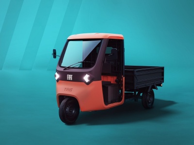 Tak wygląda trójkołowy elektryczny Fiat. To następca kultowego modelu Piaggio