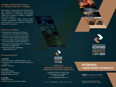 Innowacje, współpraca i przyszłość górnictwa – Międzynarodowy Kongres Górnictwa i Hutnictwa w Lubinie