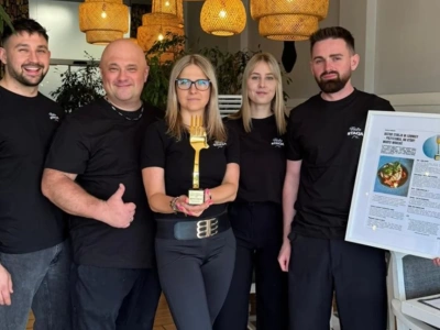 Złoty Widelec dla restauracji Bistro Stacja w Łomnicy