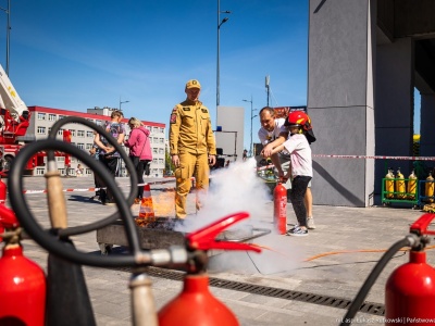 Parada i piknik na Starym Mieście w Olsztynie z okazji Dnia Strażaka