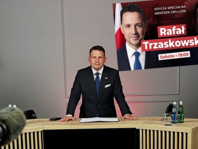 Mentzen grilluje Trzaskowskiego. Oto co podpisał kandydat na prezydenta [RELACJA]