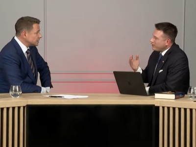 Rafał Trzaskowski rozmawiał ze Sławomirem Mentzenem. Zupełnie inaczej niż Karol Nawrocki