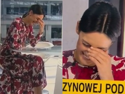 Niespodziewane sceny na antenie TVN24. Żona Wolnego aż musiała przerwać