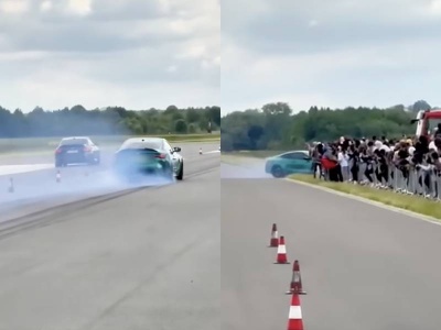 Kierowca BMW wpadł w tłum widzów w Krośnie. 18 rannych