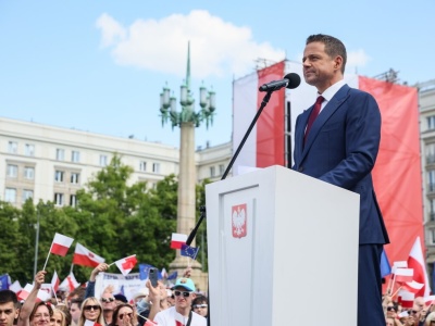 Trzaskowski chwalił się... pozytywną oceną 18-latka z USA