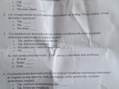 KGS: Ideologiczna ankieta antydyskryminacyjna w Elewarrze