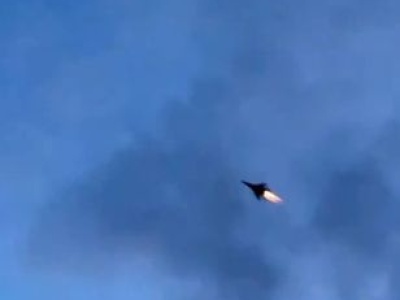 Ukraiński MiG-29 lecący na dopalaczu. Ma w tym swój cel