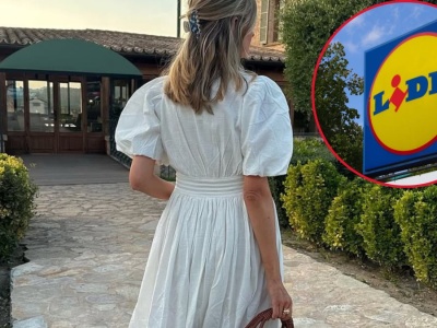 Olśniewa elegancją. Sukienka z Lidla jest w końcu na wyprzedaży. Lniane perełki także w Sinsay