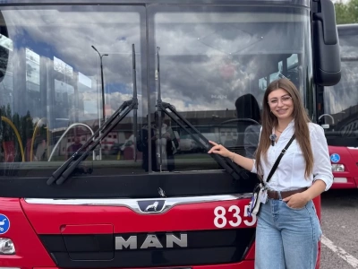 Natalia Szaraniec : Kolejna kobieta za kierownicą autobusu MZK
