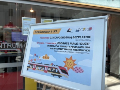 ŁKA na Dzień Dziecka. Darmowe przejazdy i atrakcje na Dworcu Fabrycznym