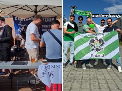 Wrocław stolicą europejskiego futbolu! Kibice Chelsea i Realu opanowali ulice [WIDEO]