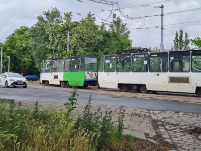 Wykolejenie tramwaju. Są utrudnienia [ZDJĘCIA]