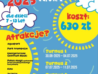 Półkolonie Letnie 2025 z ZPO nr 2!