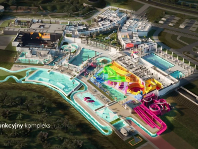 Rewolucyjny aquapark w Rzeszowie. Pierwsza w Europie wewnętrzna plaża piaskowa i innowacyjne saunarium z winnym spa